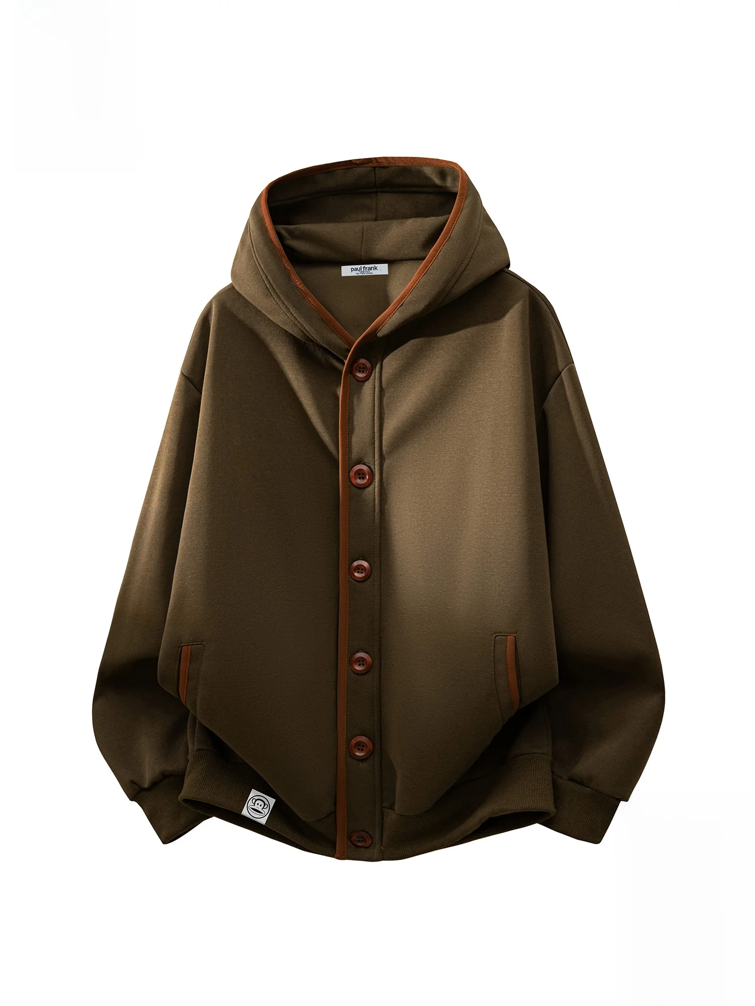 

PaulFrank M Hoodie Spring New Loose Button Casual Top Large Mouth Monkey Color Blo Design Comfortable Long Sve Sweats...