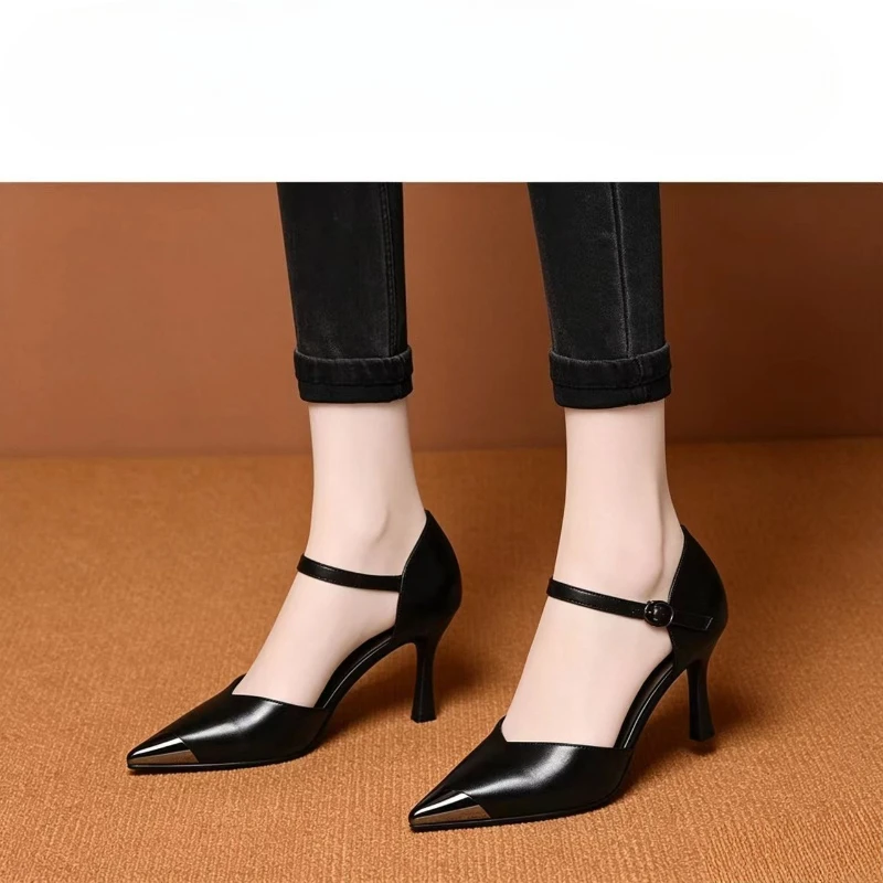 Flat-bottomed Low-heeled Front-opening Slip-on Adjustable Fashion-friendly Comfortable Anti-slip Breathable Women's Sandals