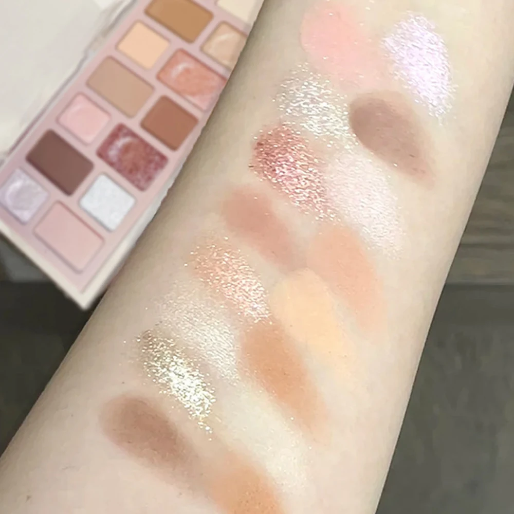 Phantombear-マットなファイングリッターアイシャドウ,マルチカラーチーク,ハイライターシャドウパウダー,16色