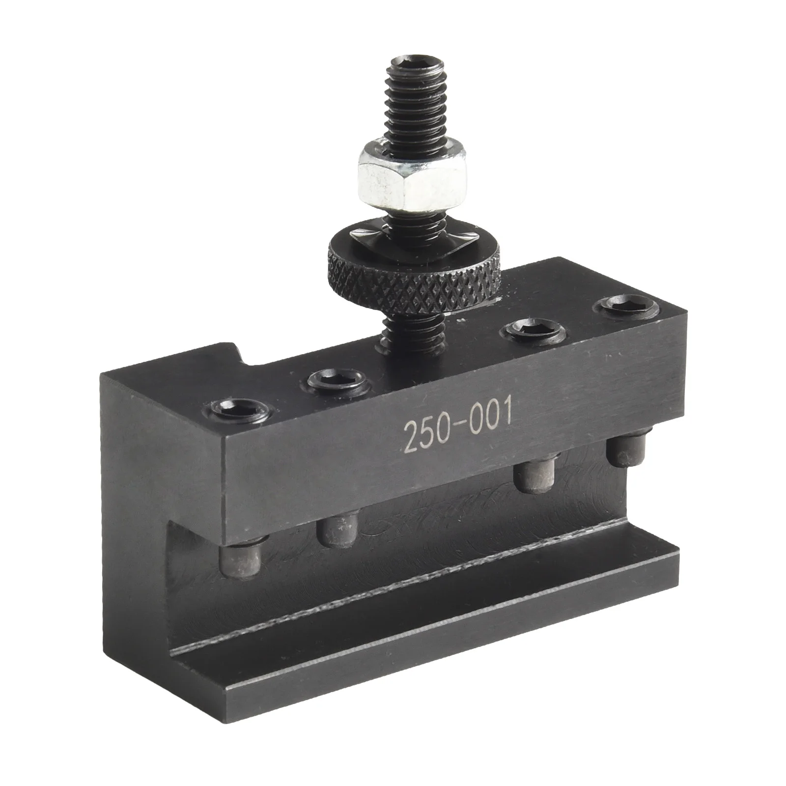 Tool Post Quick Change Holder for Lathe Machines Compatible with Square Turret Replacement and Multiple Accessories