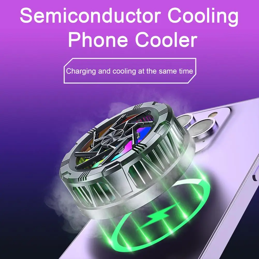 High-performance  Professional Mobile Phone Cooler Air-cooled Cooler 5V/2A Phone Cooler Fan Low Noise   Game Component
