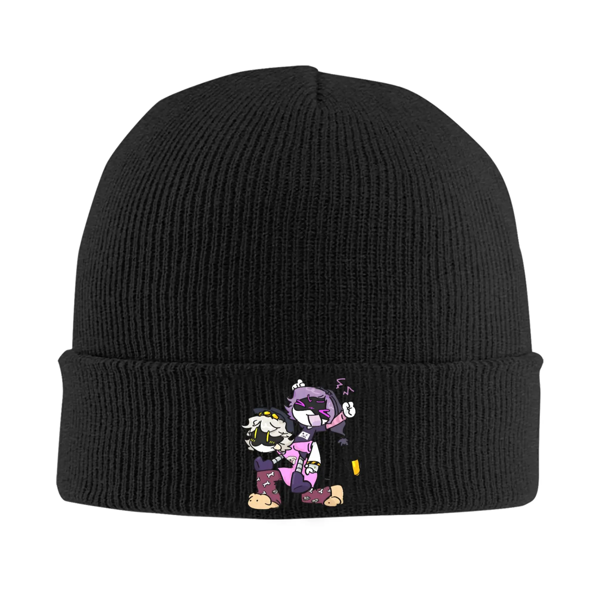 Murders Drones N and Uzi Knitted Hat Women's Men's Beanies Autumn Winter Hat  Warm Melon Cap