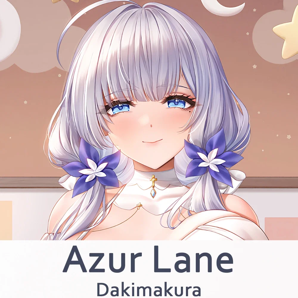 

Azur Lane Illustrious Dakimakura 2WAY Hugging Body Pillow Case Anime Pillow Cushion Cover