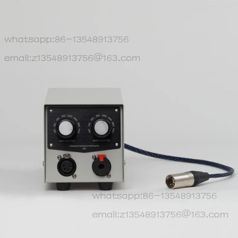 B10 New  Headphone Impedance Matcher, Frequency Response: Input 600 Output 165Hz-100KHz 1dB