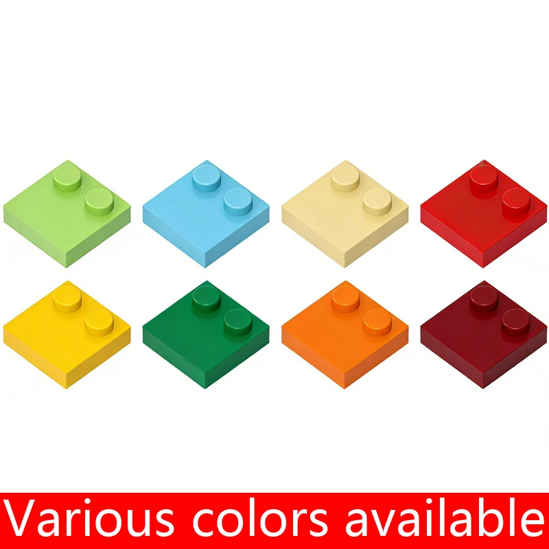 20pcs Moc Creative Tile Modified 2x2 with Studs on Edge 33909 DIY Enlighten Building Blocks Compatible Assembles Particles Toys