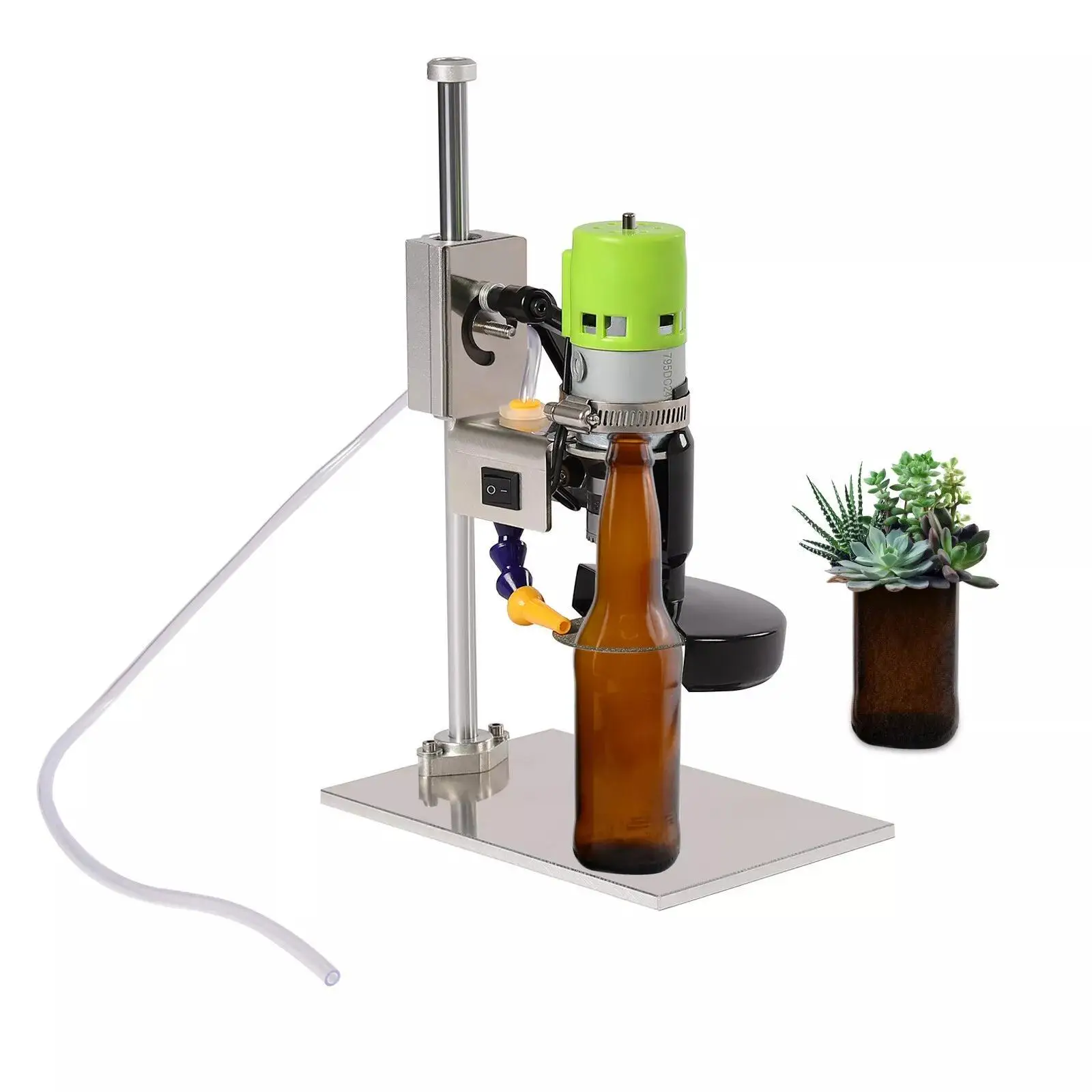 Electric Glass Bottle Cutter - DIY Craft Tool for Wine & Beer Jars (78 chars)