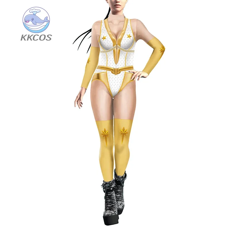 زي فيلم الأولاد زي ضوء النجوم آني التأثيري للنساء رومبير مطبوع بذلة حفلة Zenti ارتداءها للهالوين