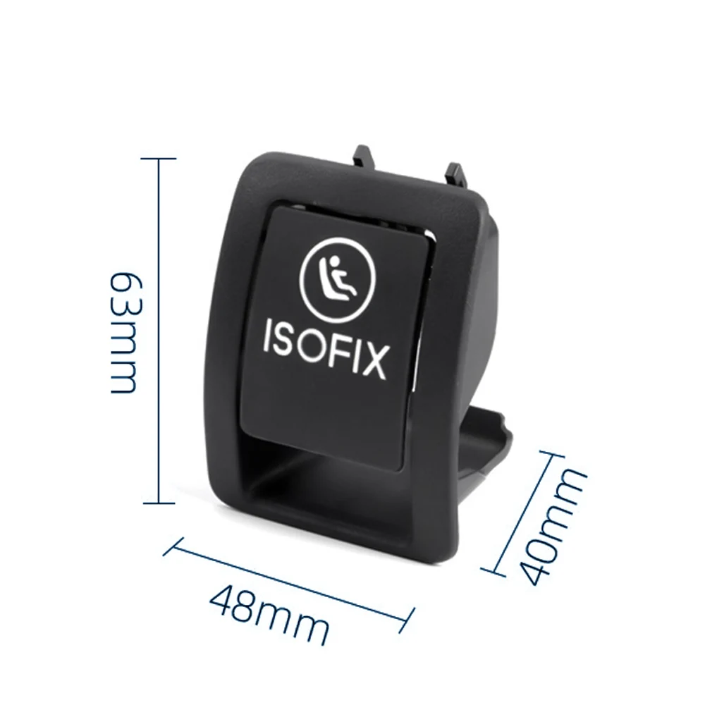 W205 ISOFIX Switch Trim Cover Car Rear Child Safe Seat Bench Switch Car Accessories For Mercedes Benz C Class 2015-2021