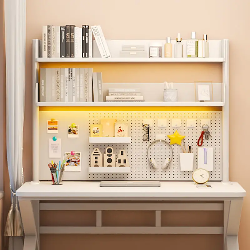 Office Multi-layer Desktop Shelf Desktop Student Computer Storage Hole Board Bookshelf