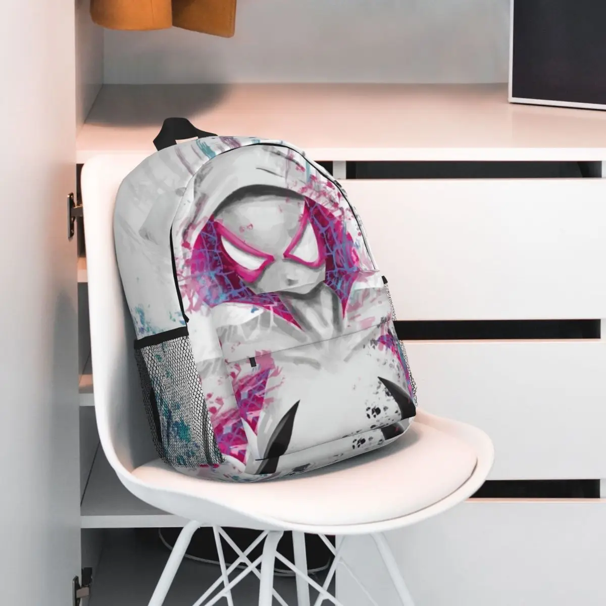 Spider Ghost Lightweight 15-Inch Backpack - Versatile and Stylish Bag for School, Travel, and Daily Use