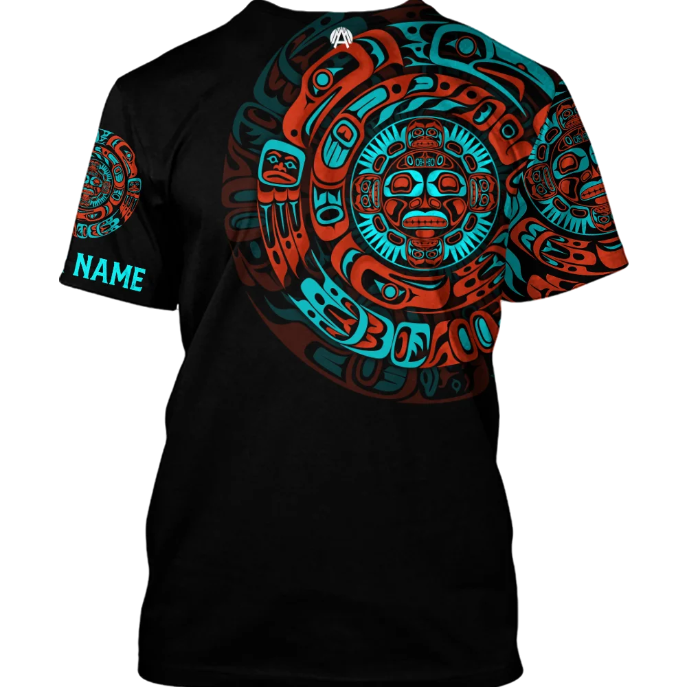 Aztec Maya Quetzalcoatl God 3D Summer T-Shirt Men/Women Rope Casual Street Wear O-Neck Homme Large Harajuku Top