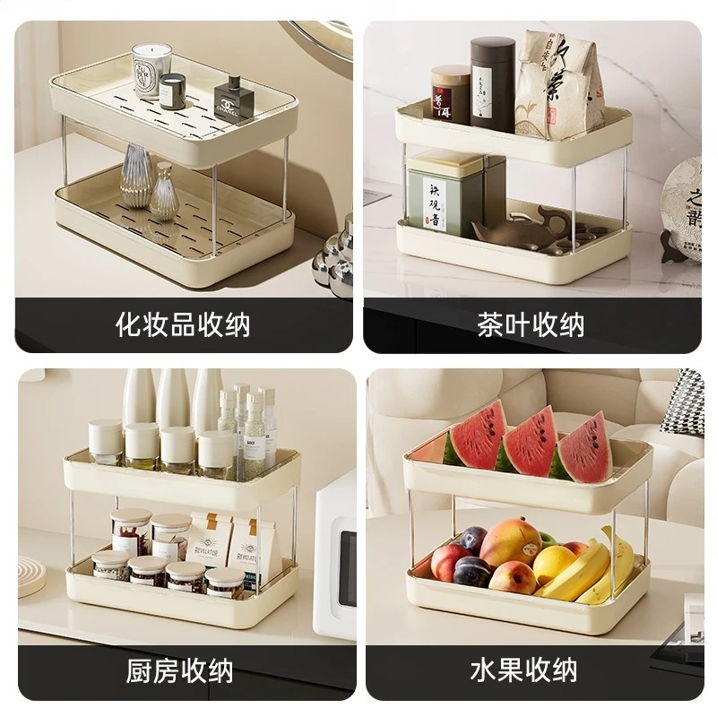 Double layer, drained cup, storage, rack, water, dining table, teacup.