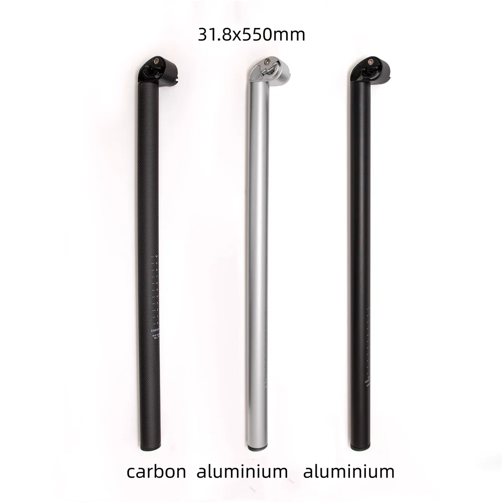 

Folding bicycle carbon seatpost aluminum 31.8x550mm for brompton seat post