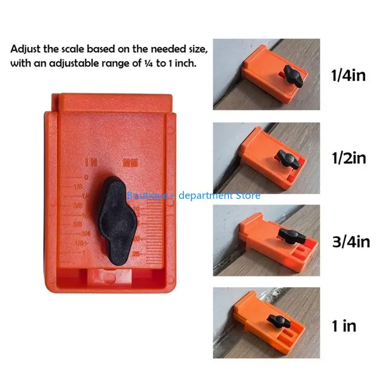 E1PD 12Pieces Floor Leveling Wedges ABS Construction Shims Set For Accurate Alignment During Flooring And Cabinet Setups