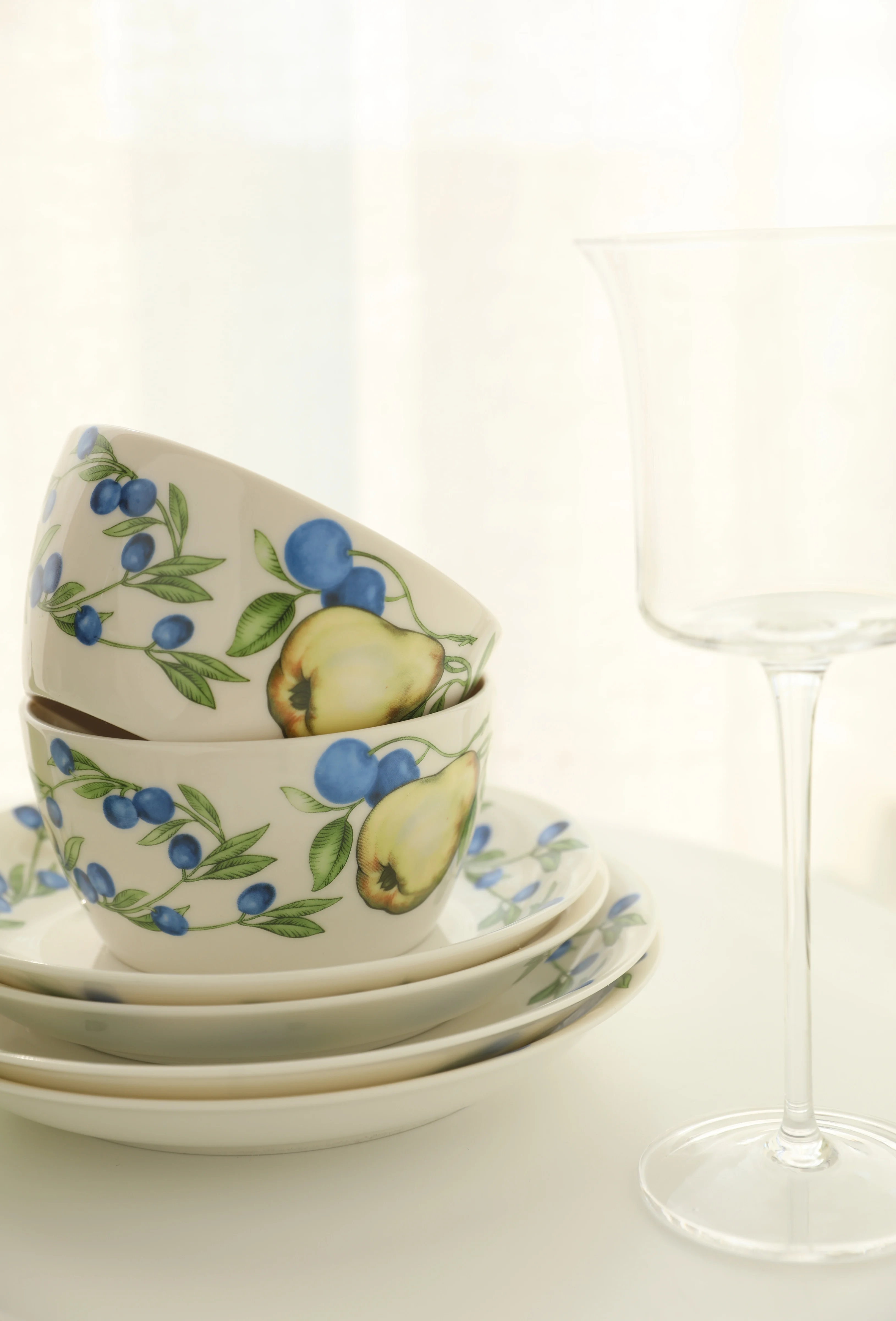Twenty years ago stock products were exported to French ceramic meal plate bowls and cups