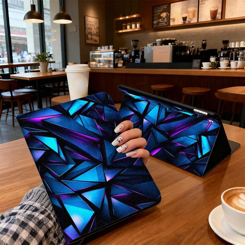 

Luxury Carbon Fiber Pattern For Apple iPad 11th 10th 10.9 10.2 Pro 12.9 2 Air 3 13 11 7th 9.7 mini 7th 6 8.3 Tablet Case