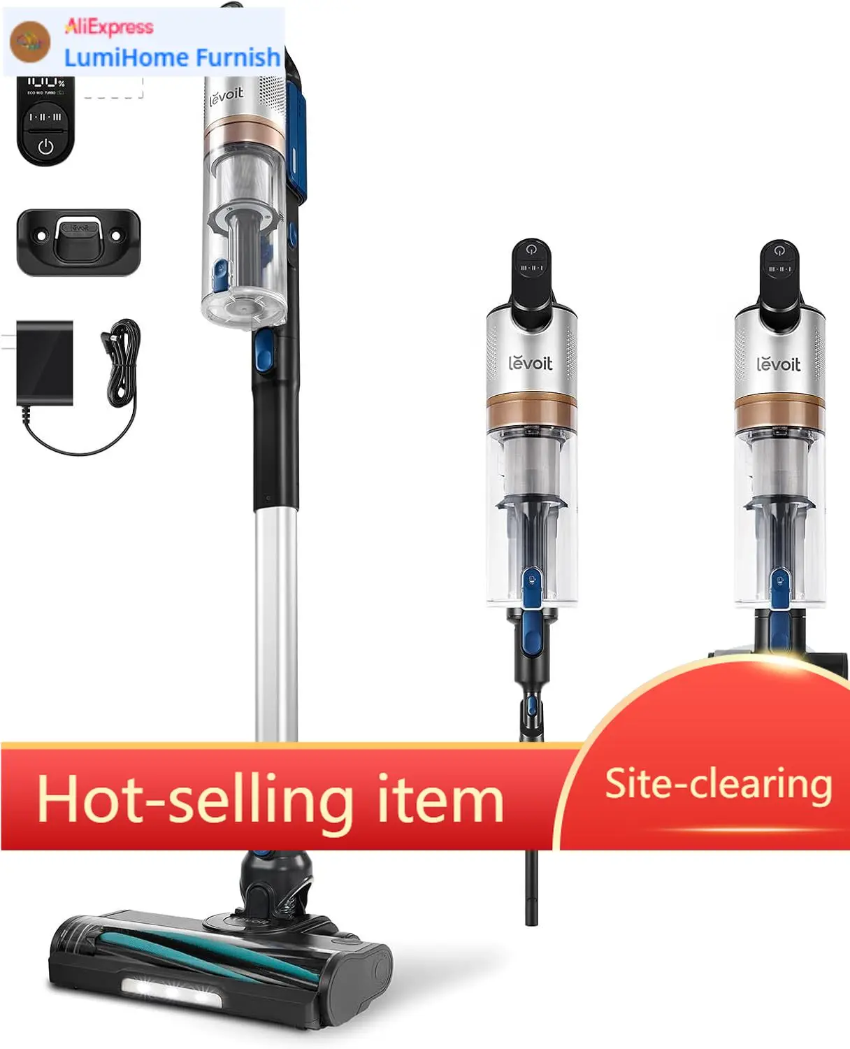 

Беспроводной пылесос с HEPA-фильтром, пылесос-стик с защитой от наматывания волос, до 60 минут работы, мощное всасывание, легкий вес.