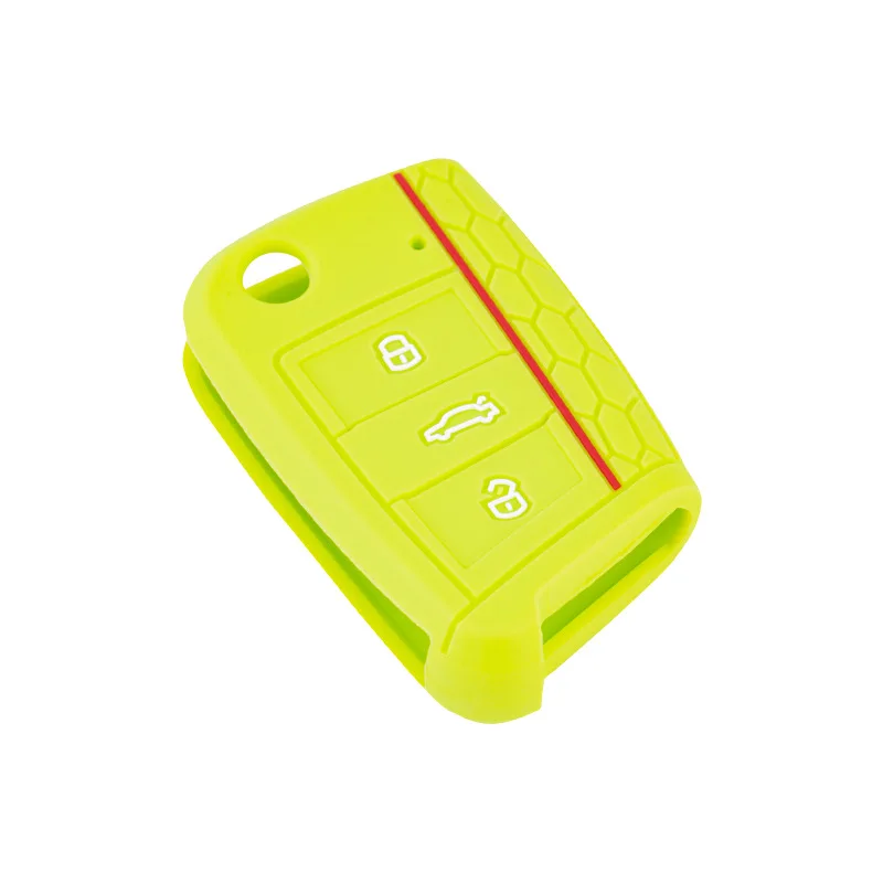 

Suitable for Volkswagen Tour Armor Paul Polo Silicone Key Cover Shadow Lock Key Bag Lavida Cutting-edge Key Protective Cover