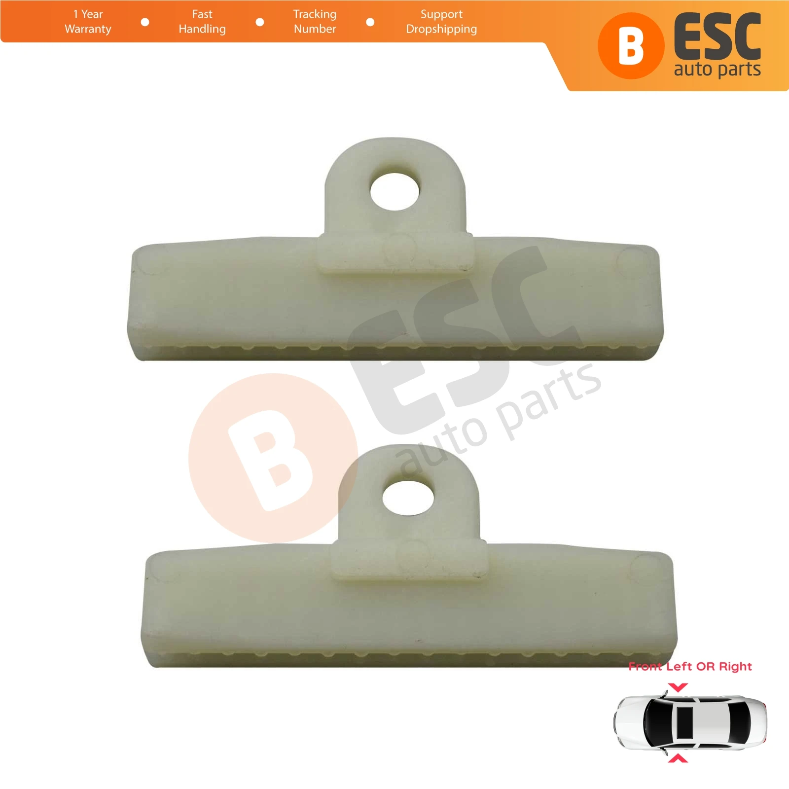 

EWR5020 Power Manual Window Glass Holder Slider Sash Clips for Toyota Corolla Prius Cruiser Hilux Matrix Pontiac Vibe Lexus RX