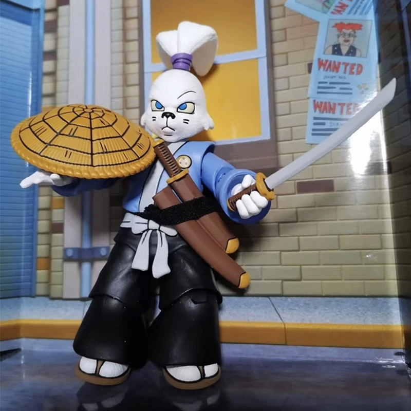 

NECA Usagi Yojimbo Miyamoto Usagi Action Figure Teenage Mutant Ninja Turtle FiguraS Manga Figurine Toys Model Kids Gift Original
