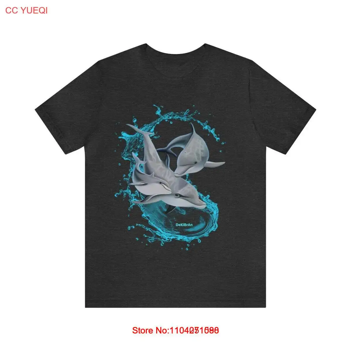 Dolphins Water Beach Summer Vacation Fun Unisex Tshirt