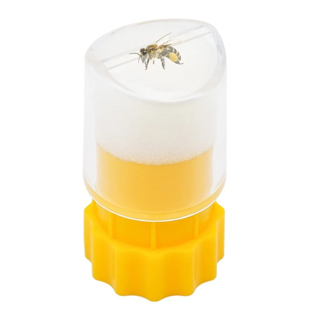 Raccoglitore per marcatura di api regina in plastica creativa con stantuffo Peluche Forte indicatore di api Bottiglia con mano Strumento per apicoltore Attrezzi per api da giardino