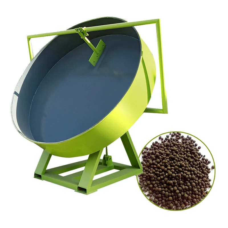 High Efficiency Disc Granulator Animal Manure Organic Fertilizer Making Machine