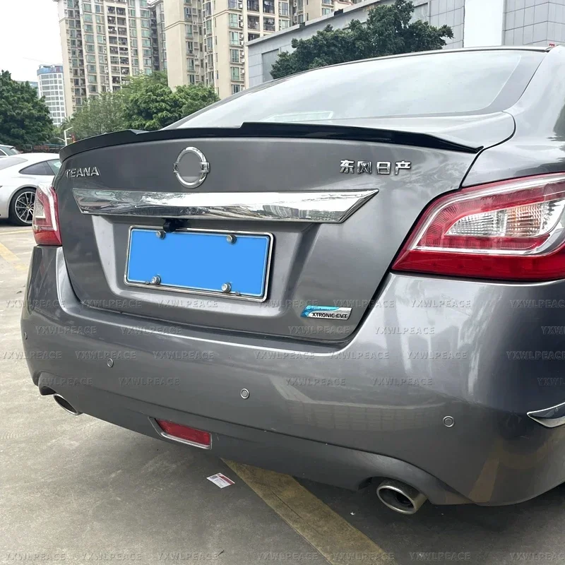 Spoiler bagasi belakang Nissan Teana / Altima 2013 2014 2015 kualitas tinggi bahan ABS warna Primer aksesori Kit bodi Spoiler bagasi belakang