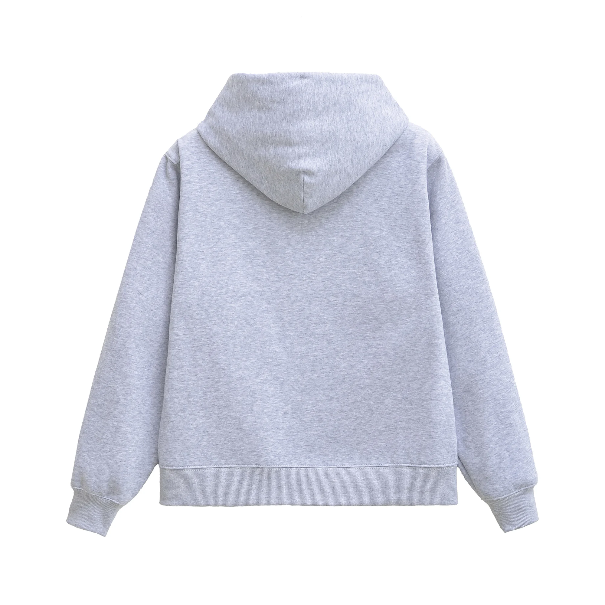 HH Frauen Casual Solide Hoodies Hosen Sets Langarm Pullover Sweatshirts Mantel Kordelzug Breite Bein Hosen Büro Dame Anzüge – Detail 5