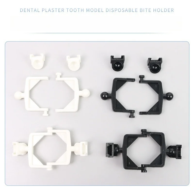2Bags Dental Plastic Plate Type Bite Frame Disposable Plastic Bite Frame Rubber Plate Technician's Plastic Plate Type Bite Frame