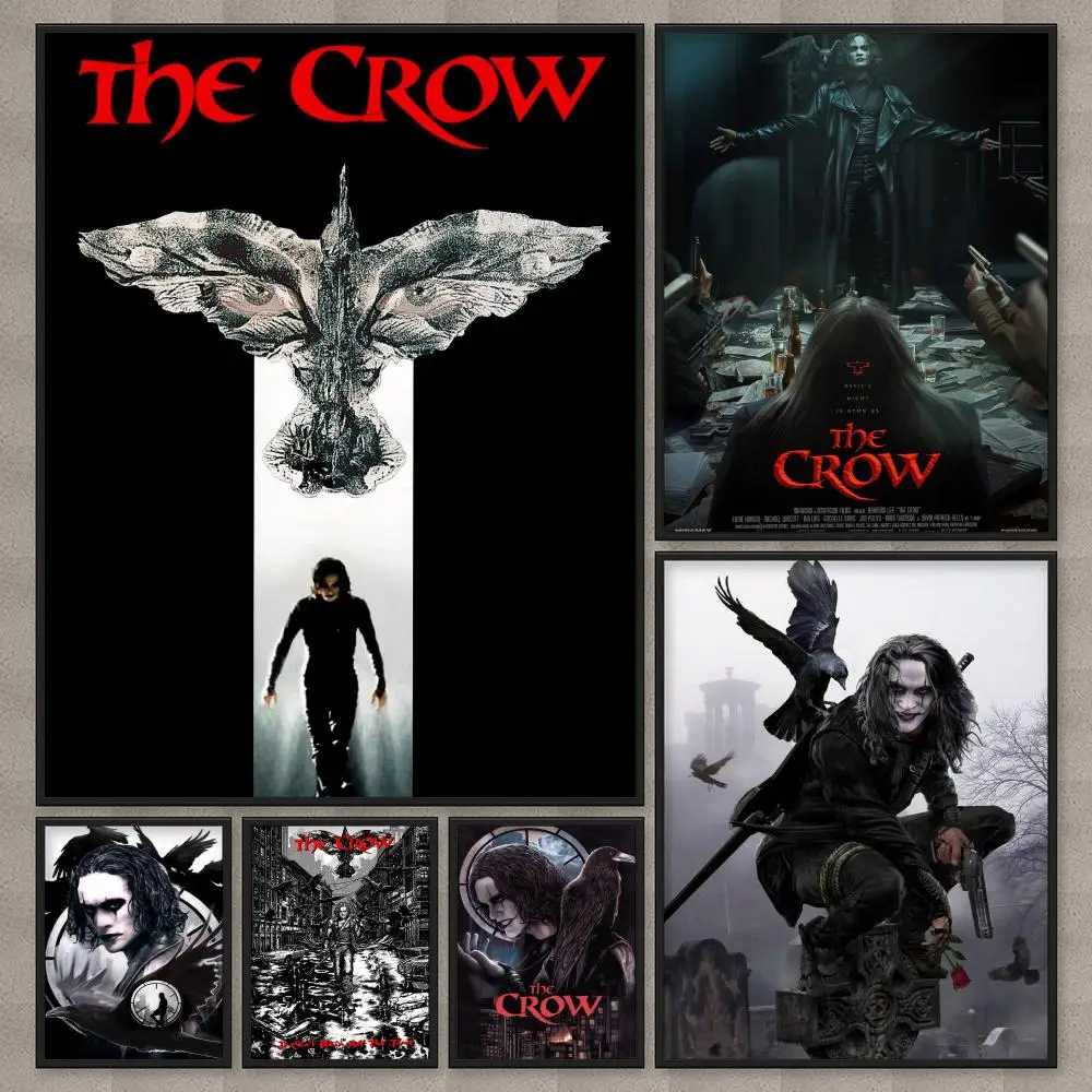 The C-Crow Horror Movie Poster HD Wall Art Home Decor Waterproof Print Bedroom Garage Party Gift