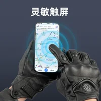 ORZ motorcycle riding gloves, goatskin, full-finger gloves, gloves for motorcycles, gloves - Image 4