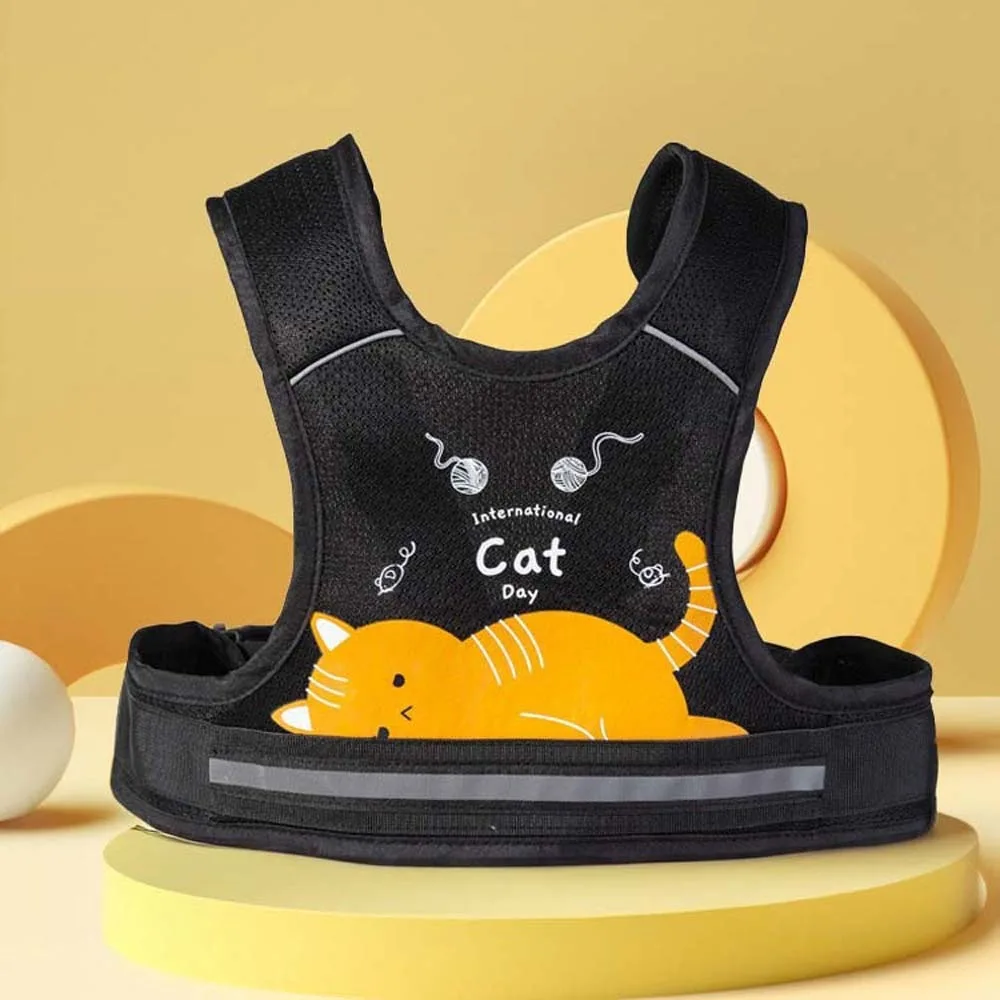 Composite Sponge Motorcycle Seat Vest Strap Adjustable Oxford Cloth Safety Seat Harness Lightweight Comfortable Chest Safe Belt