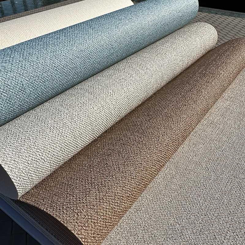 

High Quality 15 Oz Pvc Vinyl Wallpaper Modern Fireproof Waterproof Wall Covering Durable For Hotel Villa Hospital Oem Customized