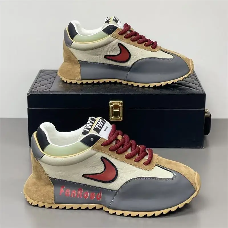 

Four Seasons Men's Sports Casual Shoes Hot Trendy Brand Dad Casual Shoes