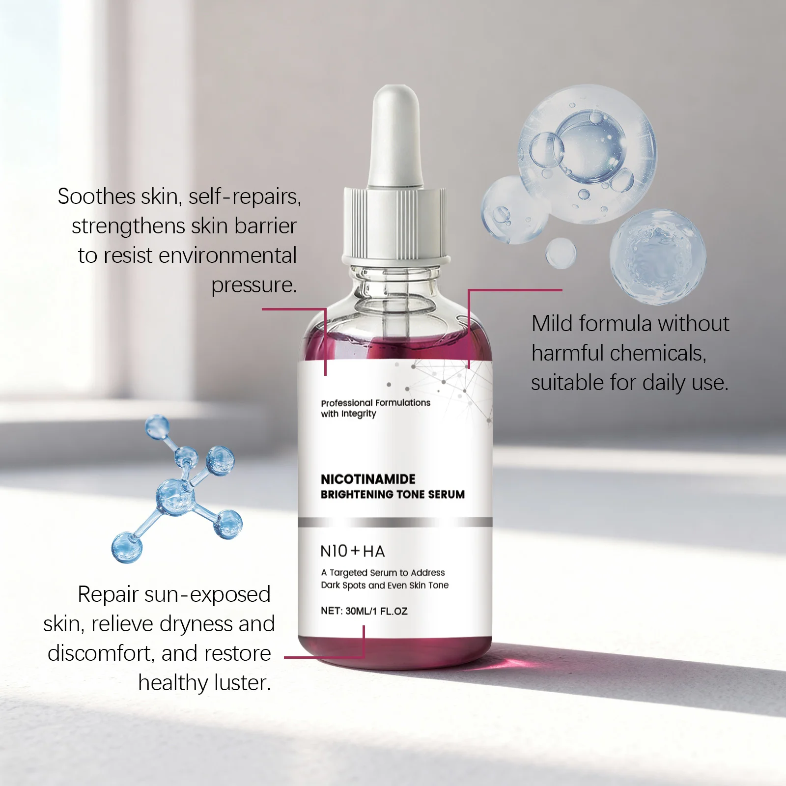 Niacinamide Facial Serum Brigh - Azelaic Acid Serum ulasan dan harga