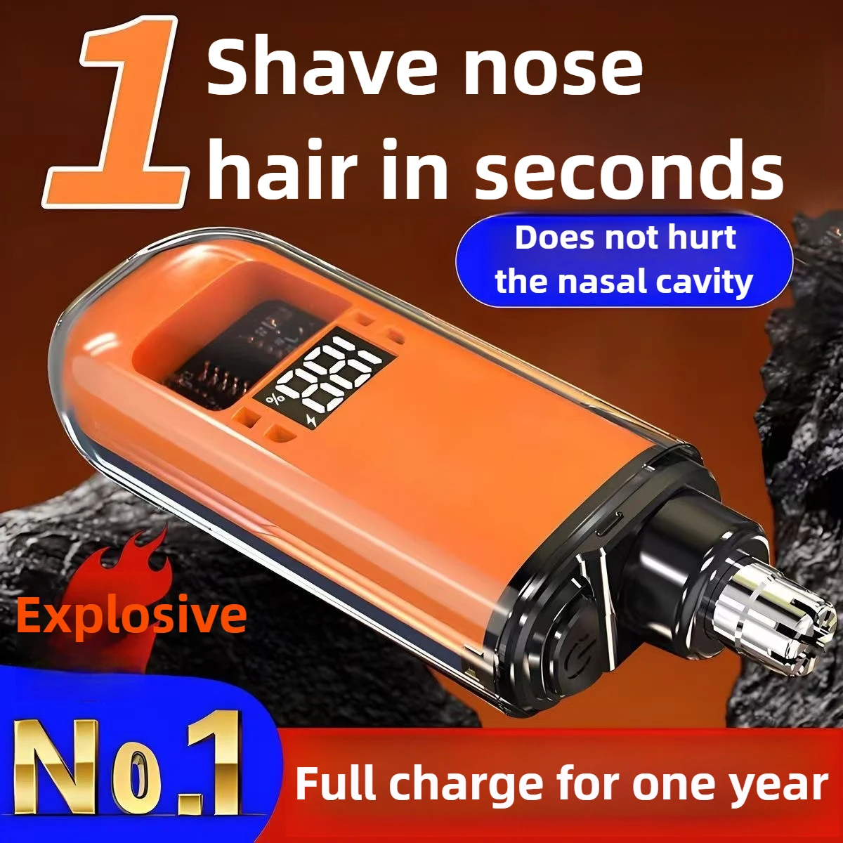 2In1 Electric Portable Ear And Nose Hair Trimmer Clipper Professional Painless Electric charging Portable Eyebrow For Men Women