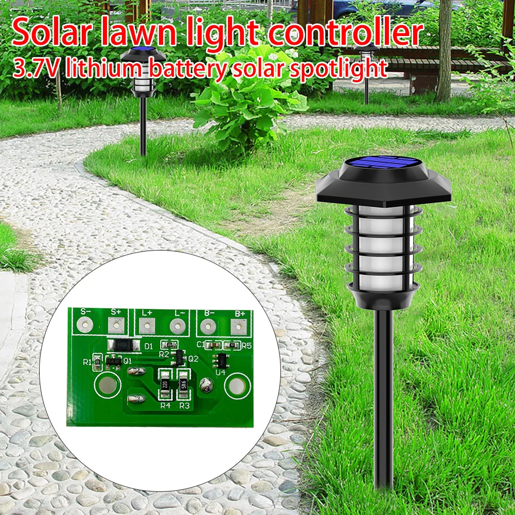 3.7V Solar Lamp Controller Portable Night Light Module Controller Multi-function Preservation ON/Off Light Control with Switch