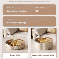 ATYP Double-Layer Multi-Purpose Luxury Box Snacks Put Chinese Dried Fruit Storage Room Coffee Table High-Grade Candy Box,A
