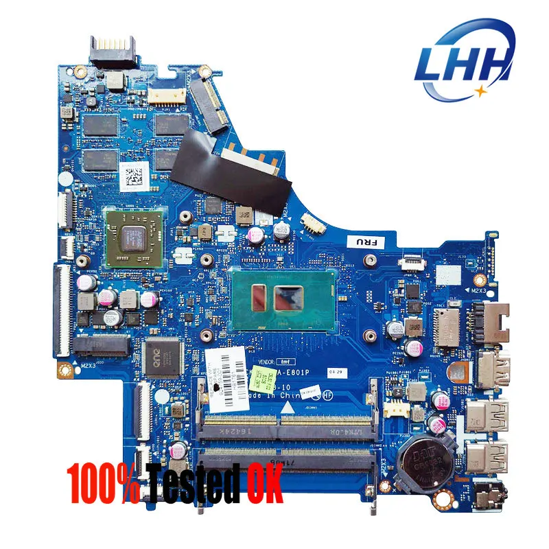 LA-E801P LA-E802P Motherboard for HP Pavilion 15-BS 250 G6 Laptop Mainboard  I3 I5 I7 7th 8th Gen CPU DIS Radeon 520 2G