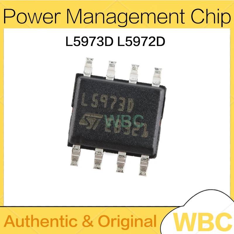 10Pcs/Lot L5973D L5973D013TR L5972D SOP-8  Step-down voltage stabilizer power chip New original