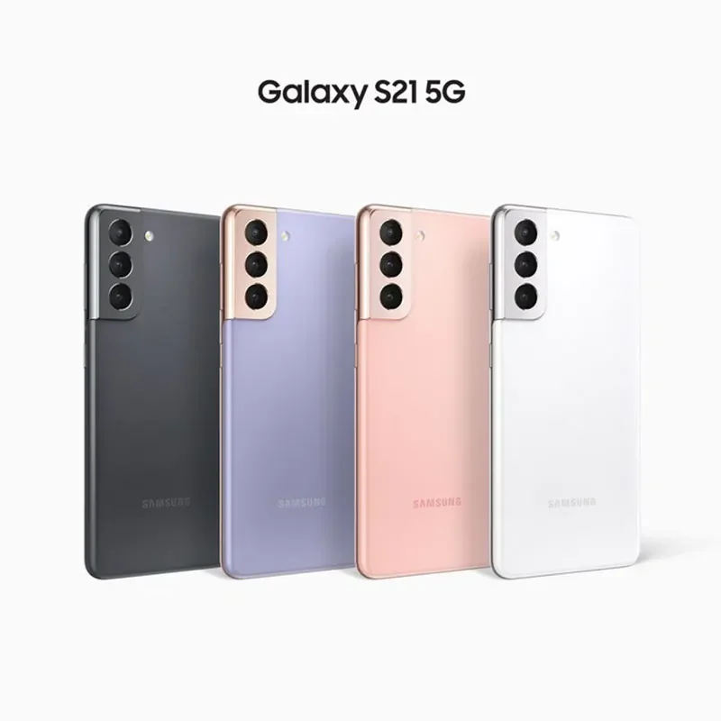 هاتف سامسونج جالاكسي S21 5G G991U الأصلي المجدد 6.2 "AMOLED 8GB + 128GB/256GB NFC ثماني النواة أندرويد حافظة ممتازة