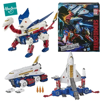 Original Hasbro Transformers Generations Rise Sky Lynx Leader Action Figure 5 Modes Shuttle Collection Kids Toy for Children Gift