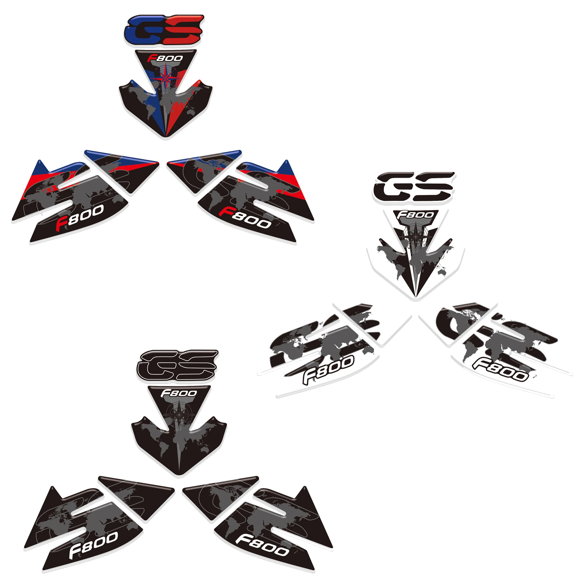 3D protections Tank Pad F800GS F800 F 800 GS GSA ADV ADVENTURE Stickers Tank Gel Compatible with BMW f800 GS 2013-2019