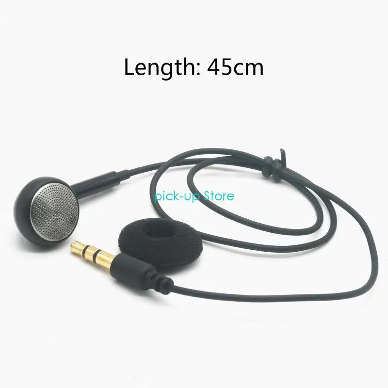 Q5WA إلغاء سماعات الأذن من أحادي الجانب الرياضية السلكية السلكية سماعات رأس المال Earphone Bass Heavy 3.5mm