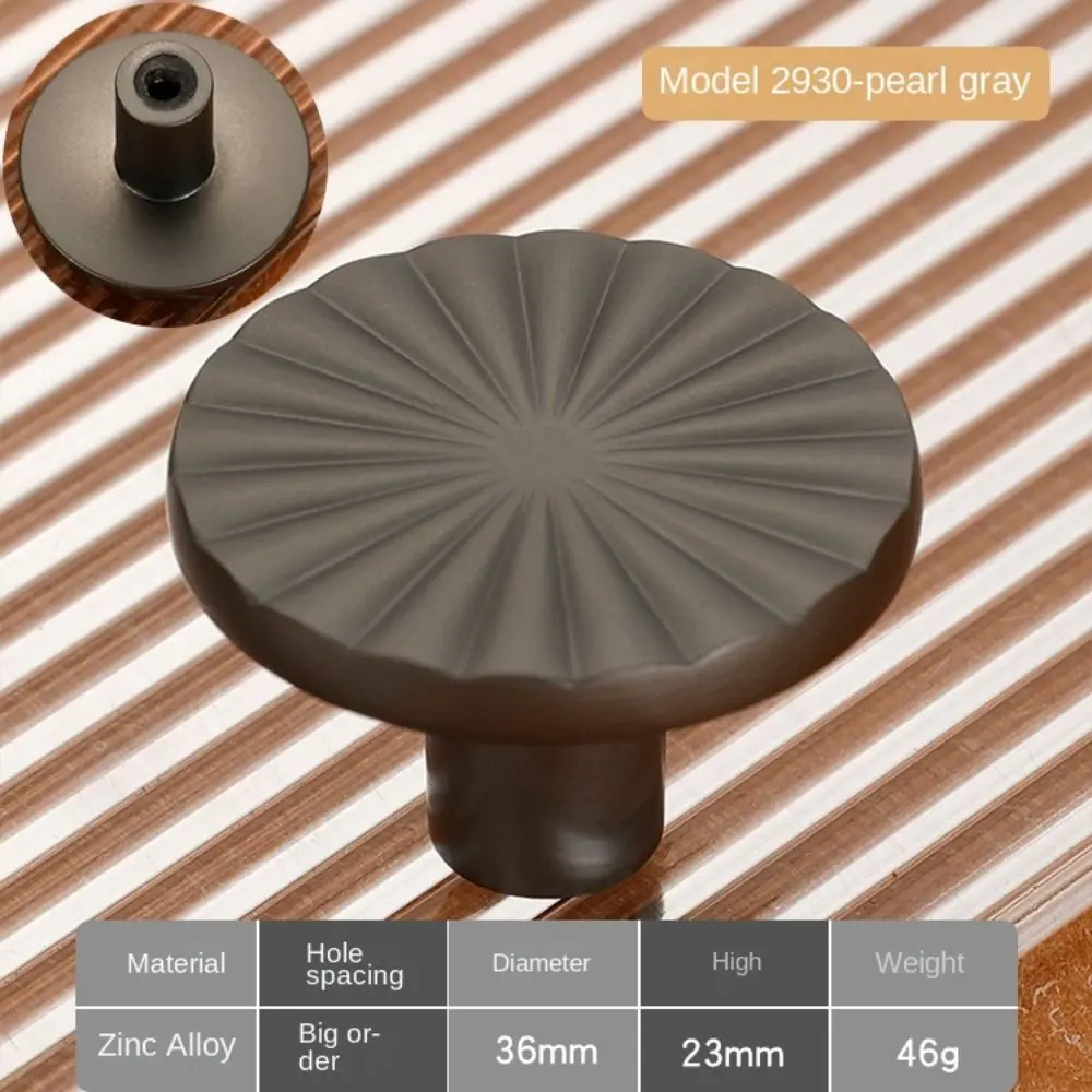 Zinc Alloy Semi-circular Handle Nordic Style Single hole Cabinet Door Pulls Fan-shaped Gold Dresser Knobs Wardrobe Cupboard