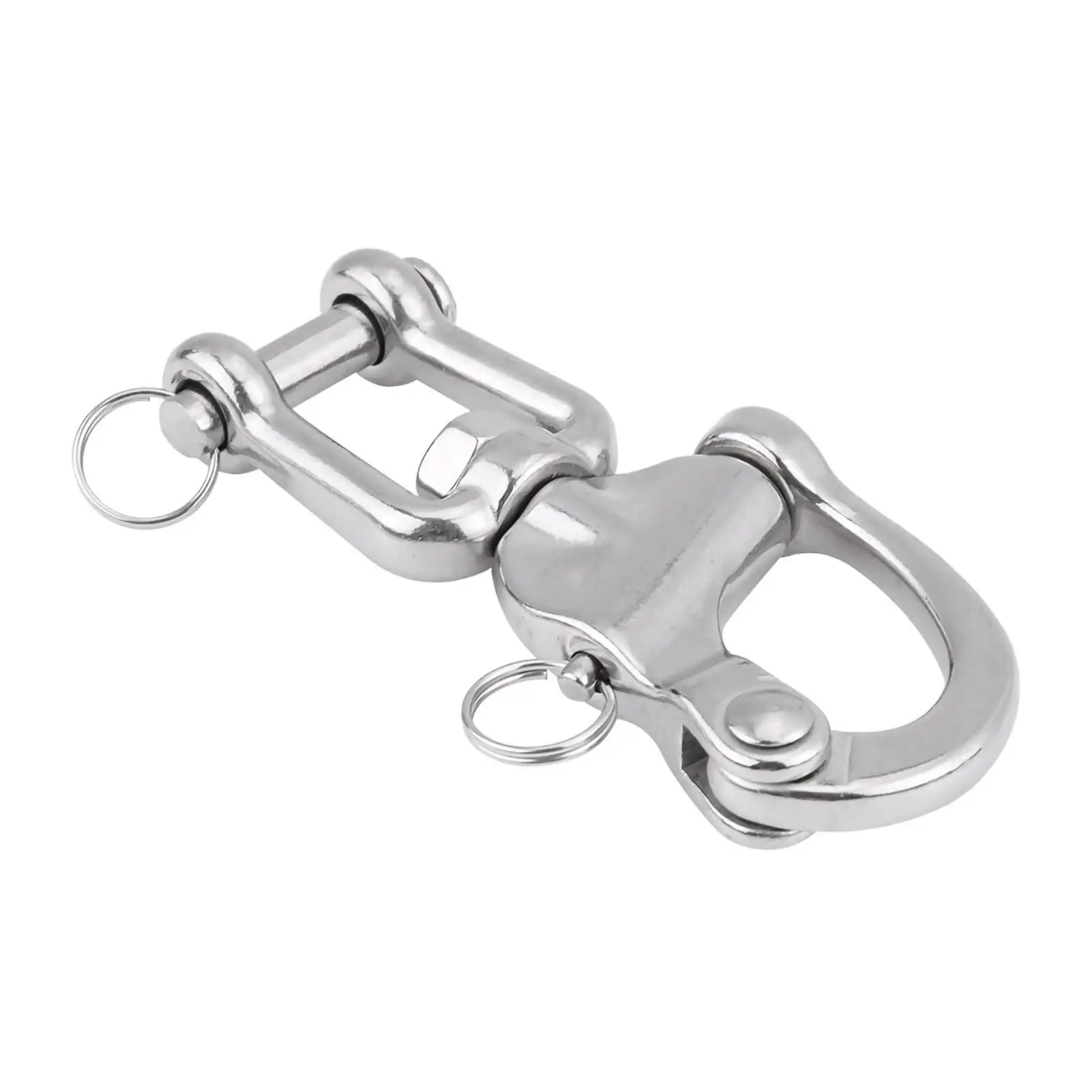 

316 Stainless Steel Swivel Snap Shackle for Sailboats - Ideal for Spinnaker Halyard 01# & 03#