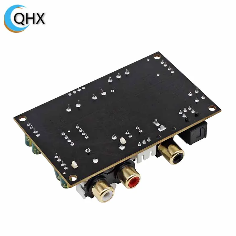 Papan Decoding Audio DAC Input Serat Koaksial Hi-fi HIFI Modul Papan Panggung Depan Amplifier Speaker Audio DIY