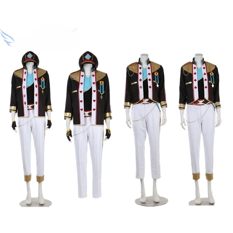 Ensemble Stars ALKALOID Amagi Hiiro Shiratori Aira Kazehaya Tatsumi Ayase Mayoi Cosplay Costume Halloween Christmas Costume