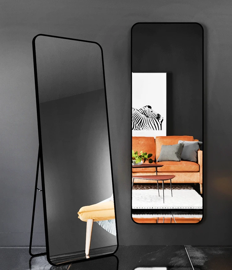 

Full-length mirror, bedroom home fitting mirror, wall-mounted three-dimensional removable floor-standing dressing mirror